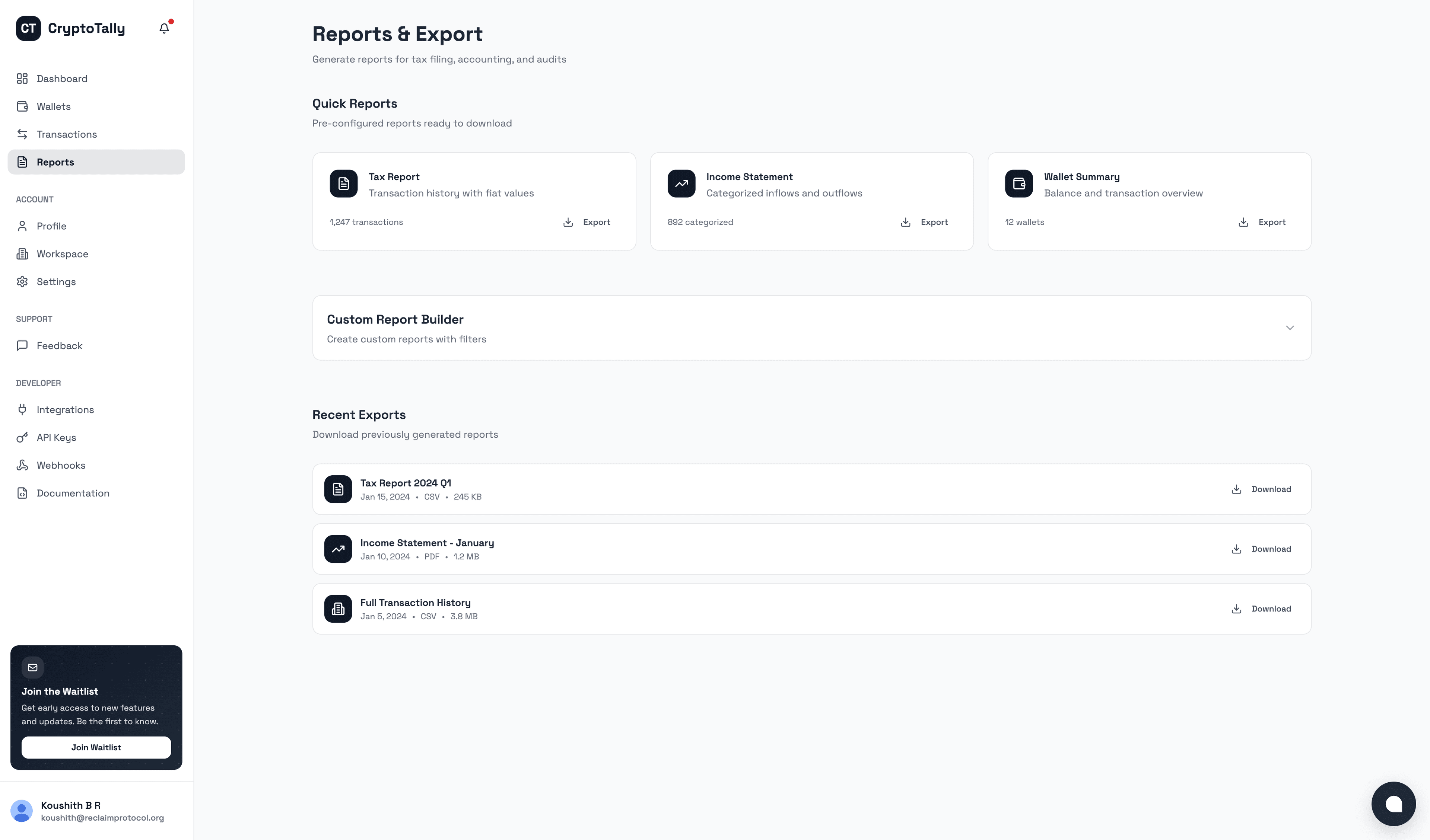 Cryptotally screenshot 6