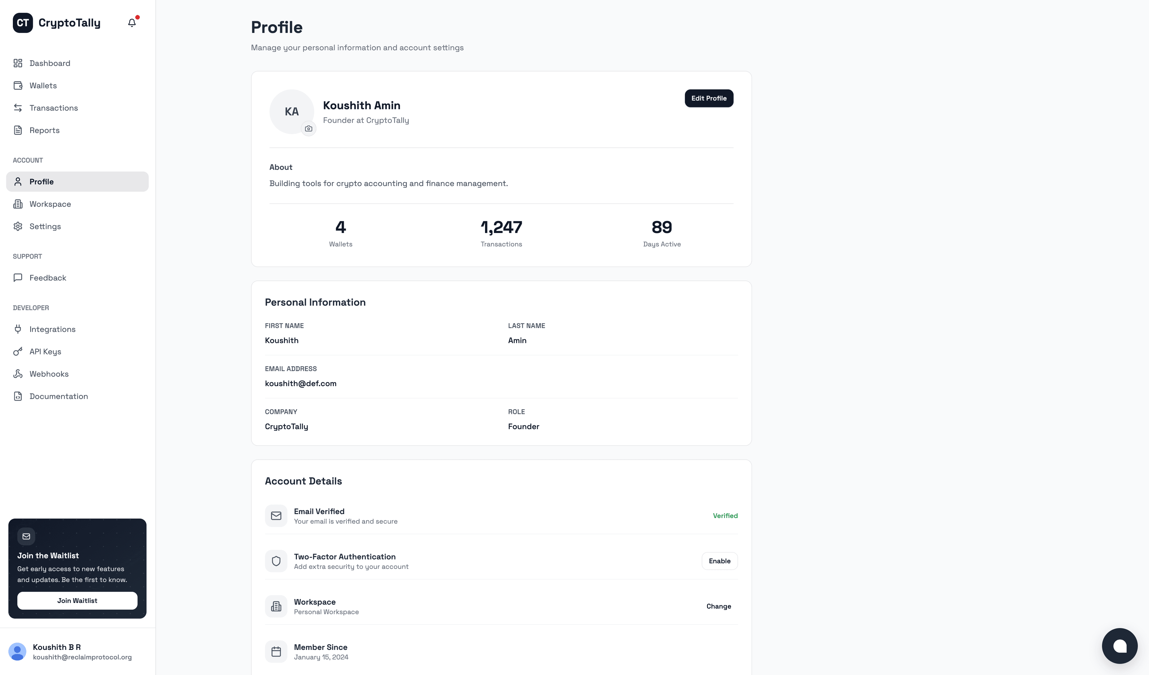 Cryptotally screenshot 7