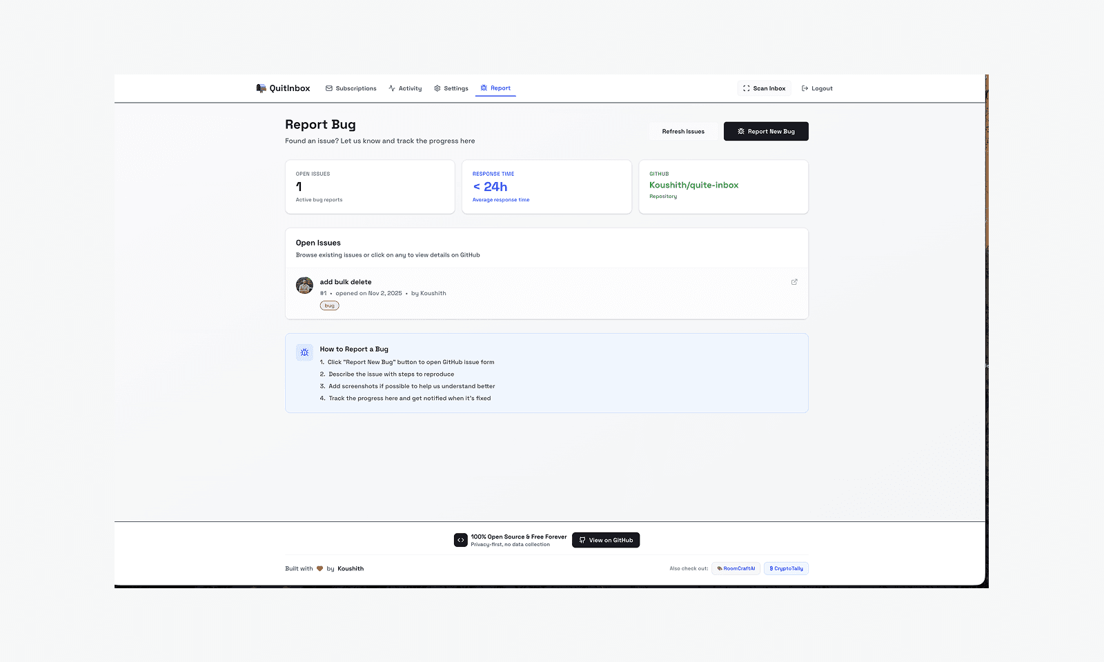 QuiteInbox screenshot 7