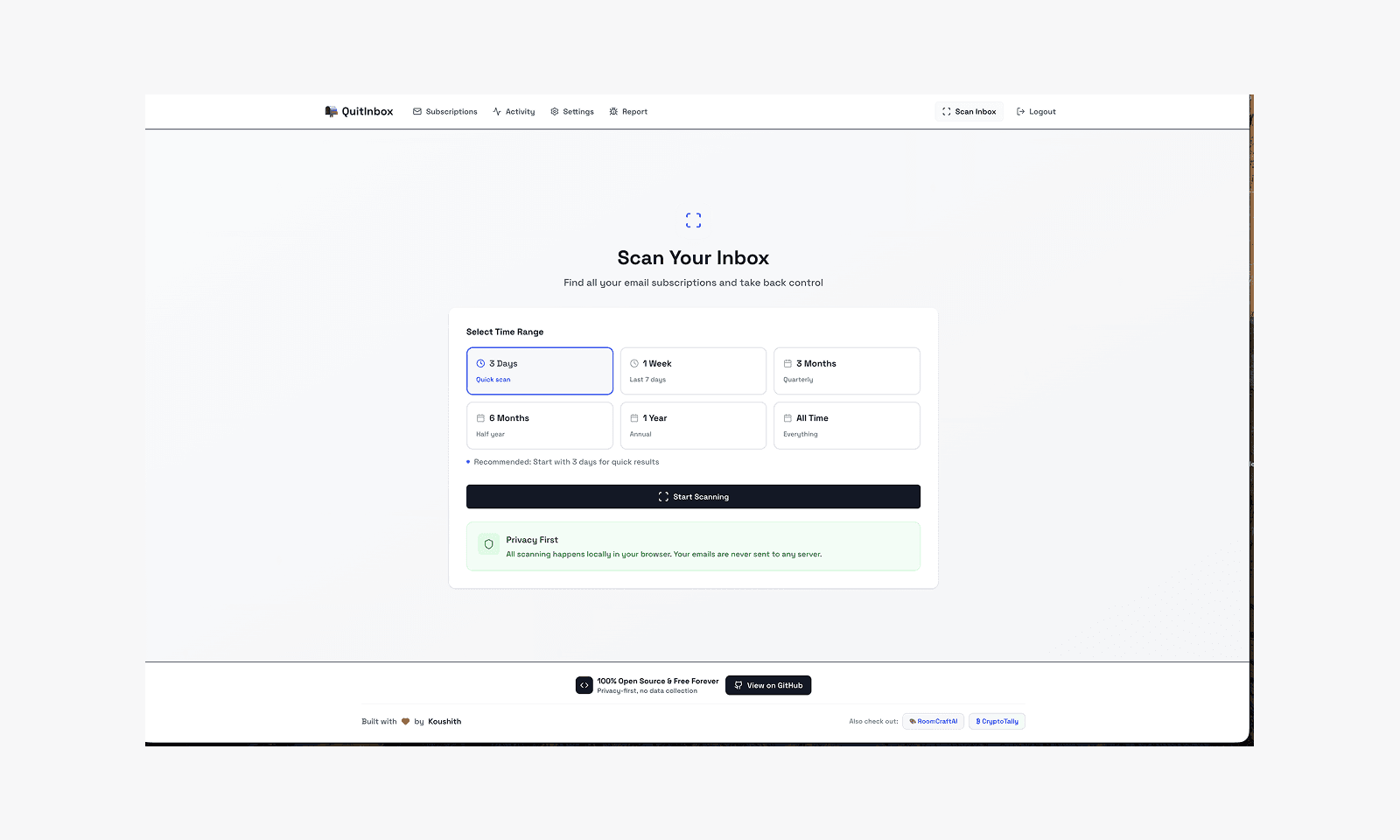 QuiteInbox screenshot 3